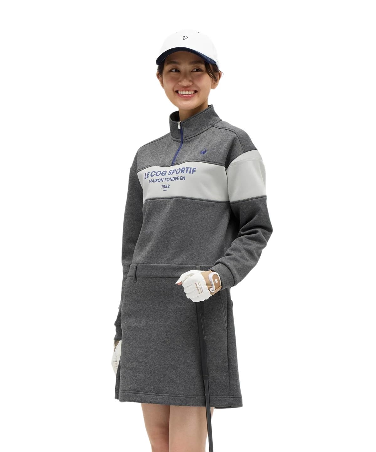 Amazon.co.jp: [ルコックスポルティフゴルフ] LG5FOP50L_GY00_S